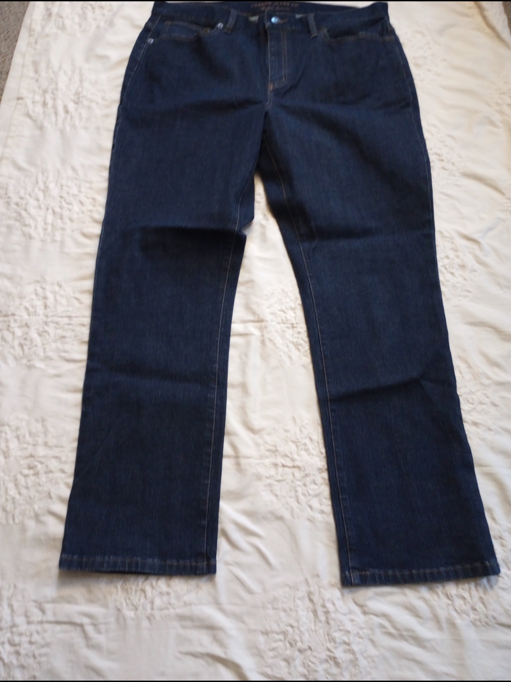 Lauren Jeans Ralph Lauren Dark Wash Straight Leg Jeans Size 12 36x29